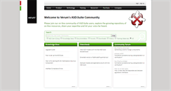 Desktop Screenshot of community.verum.com