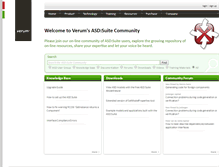 Tablet Screenshot of community.verum.com